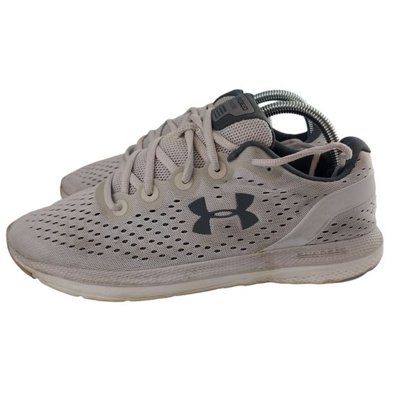 Under Armour Charged Impulse‎ Womens 9.5 Gray Running Shoes Sneakers 3021967-101 - Picture 4 of 9